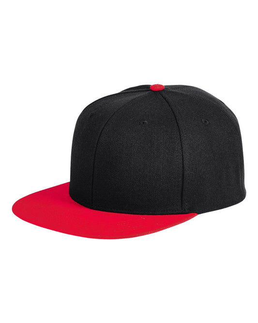 Flat bill sport cap
